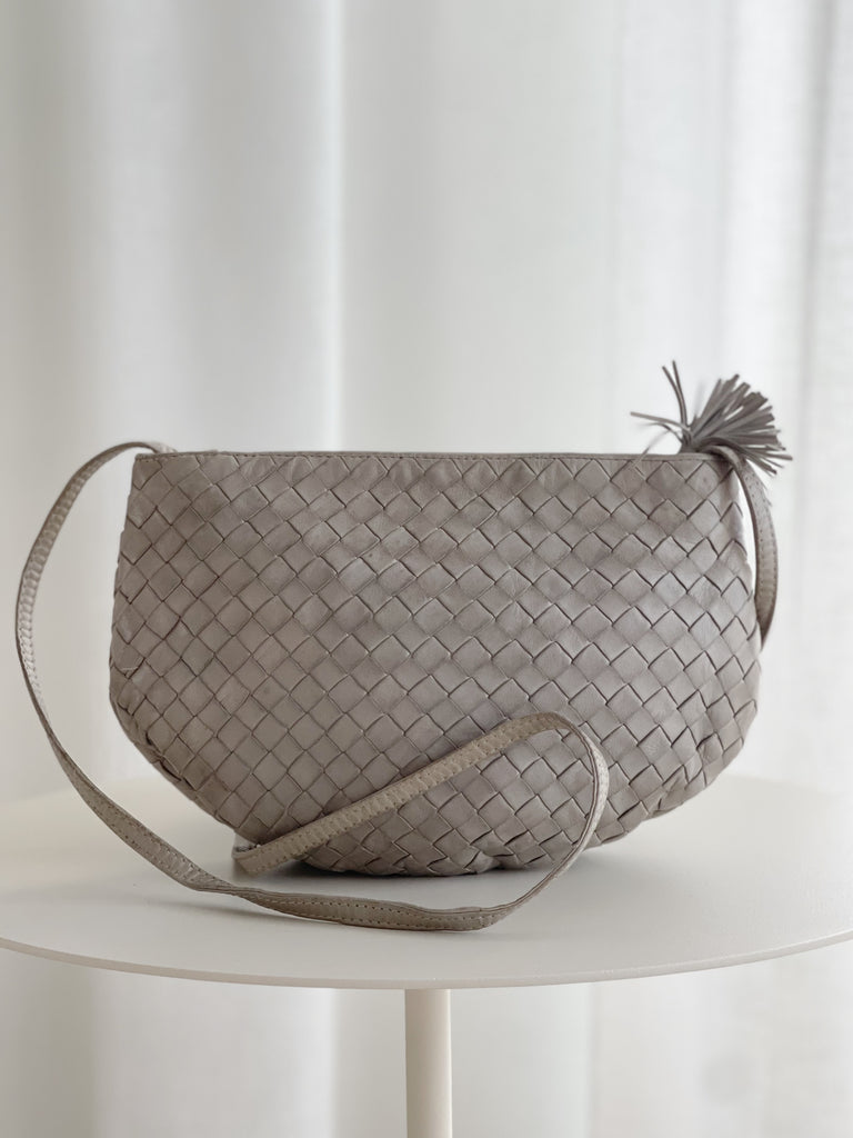 Vintage Intrecciato Cross Body Bag