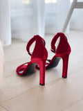 Grace Velvet Sandals
