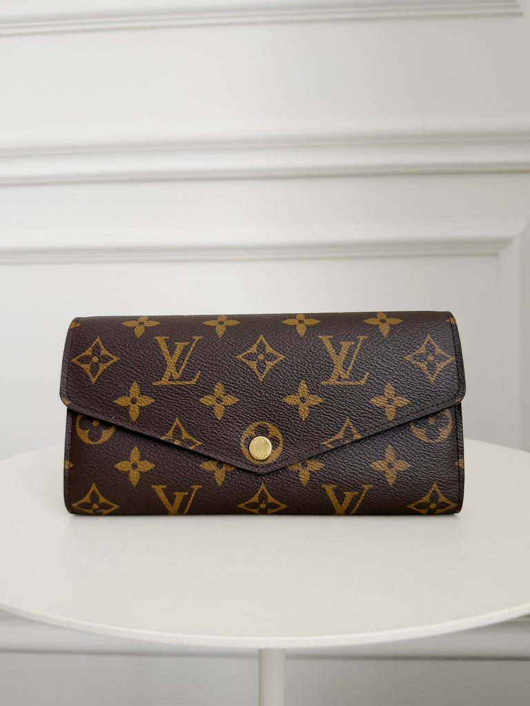 Sarah Monogram Envelope Wallet