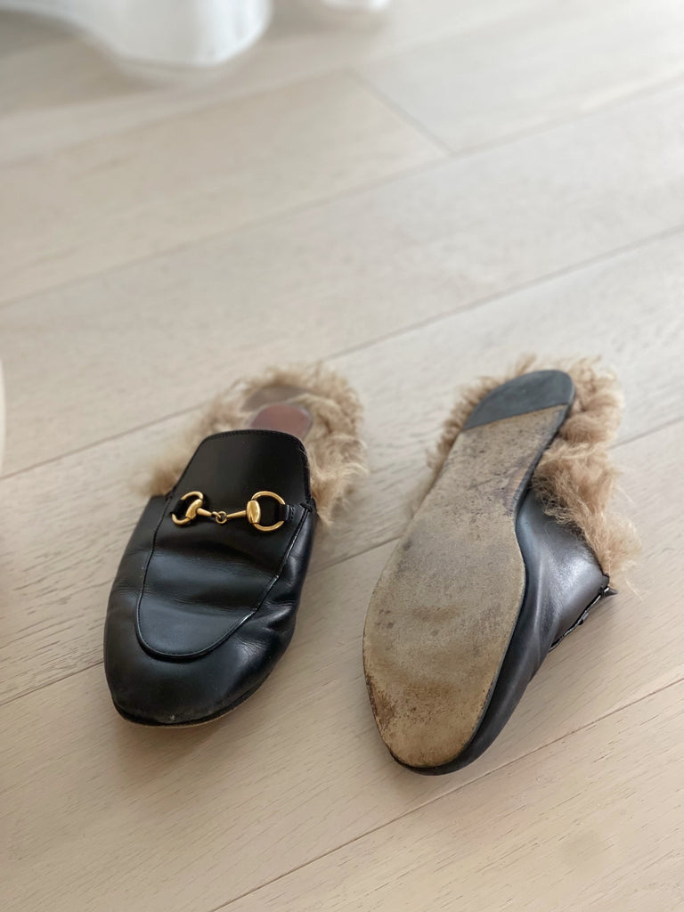 Princetown Leather Slippers
