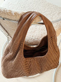 Vintage Intrecciato Leather Hobo