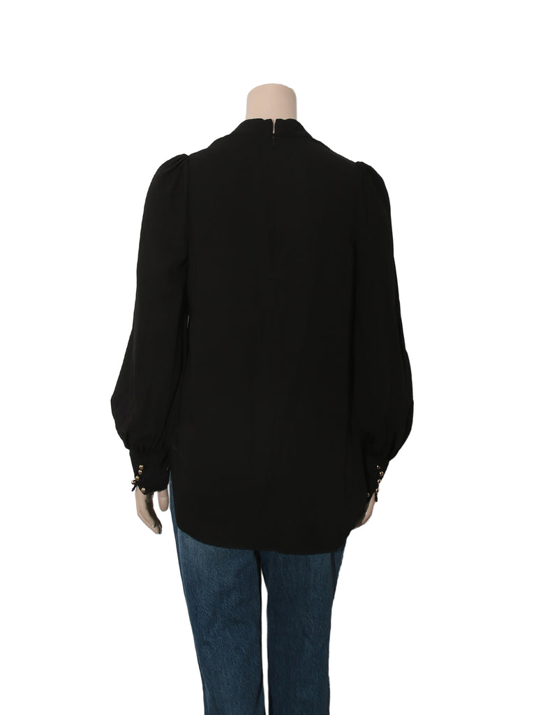 Chain Detail Long Sleeve Top