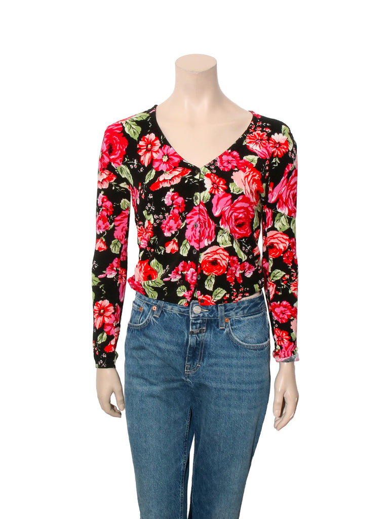 Floral Knit Sweater Set