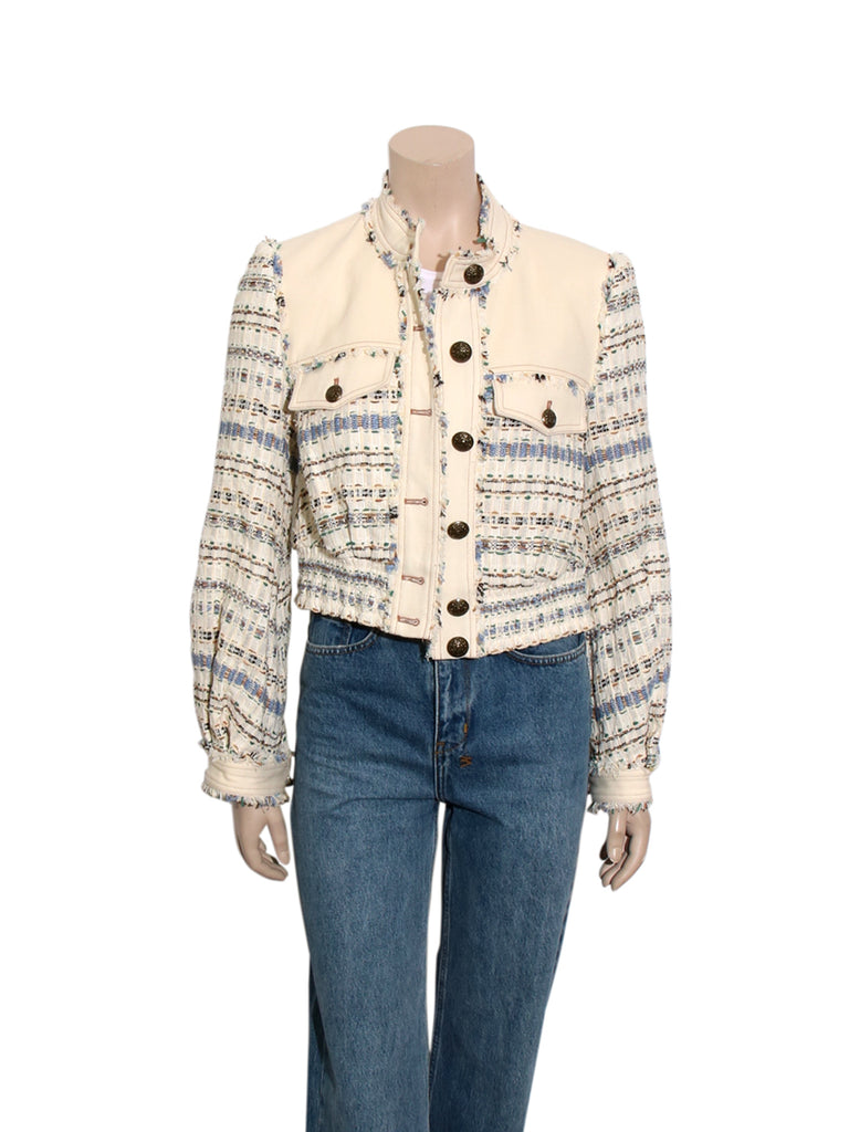 Tweed and Denim Jacket