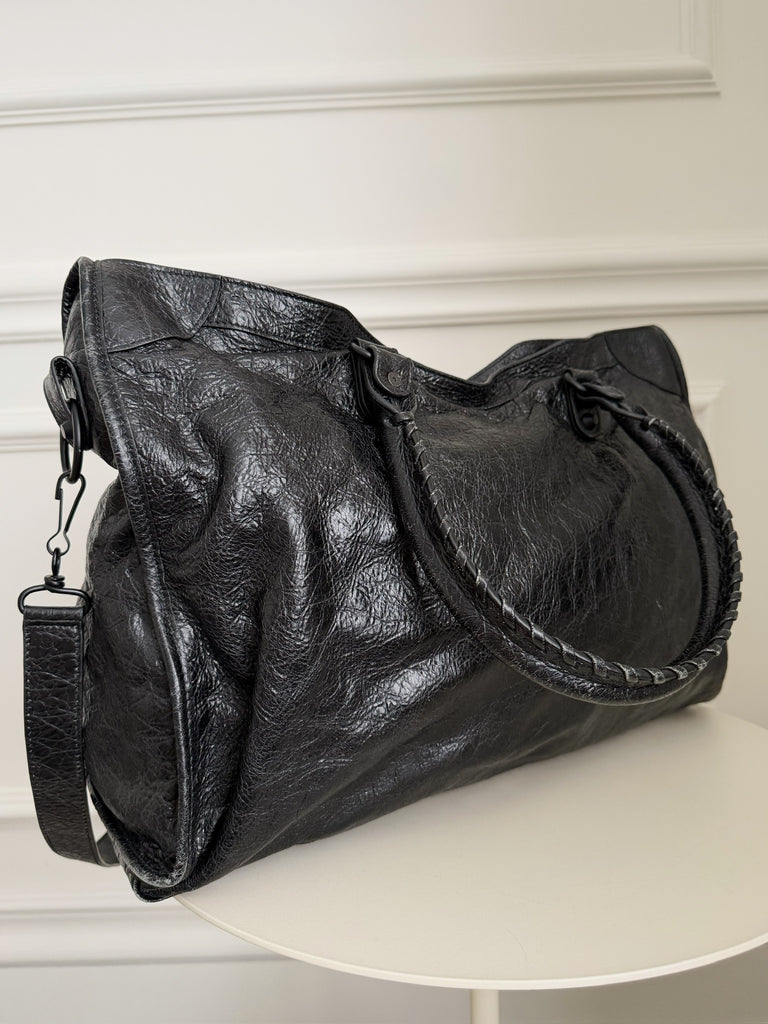 Large Le City Bag Leather Satchel Bag