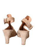 Suede Wedge Sandals