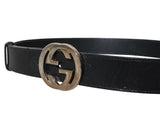 Leather GG Belt