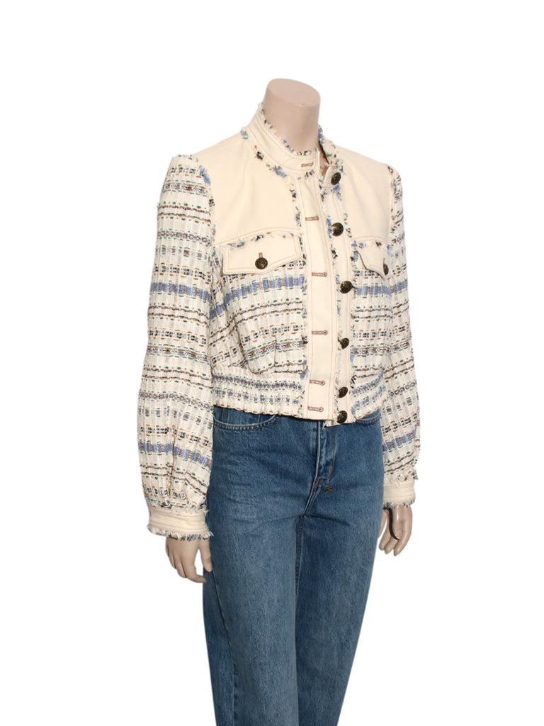 Tweed and Denim Jacket