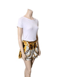 Silk Printed Shorts