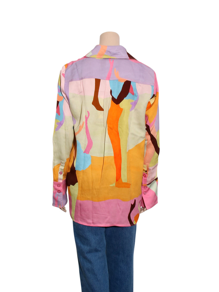 James Dance Print Blouse