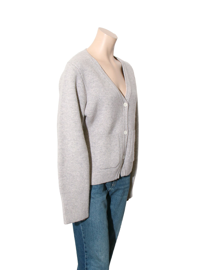 Merino Wool V-Neck Cardigan