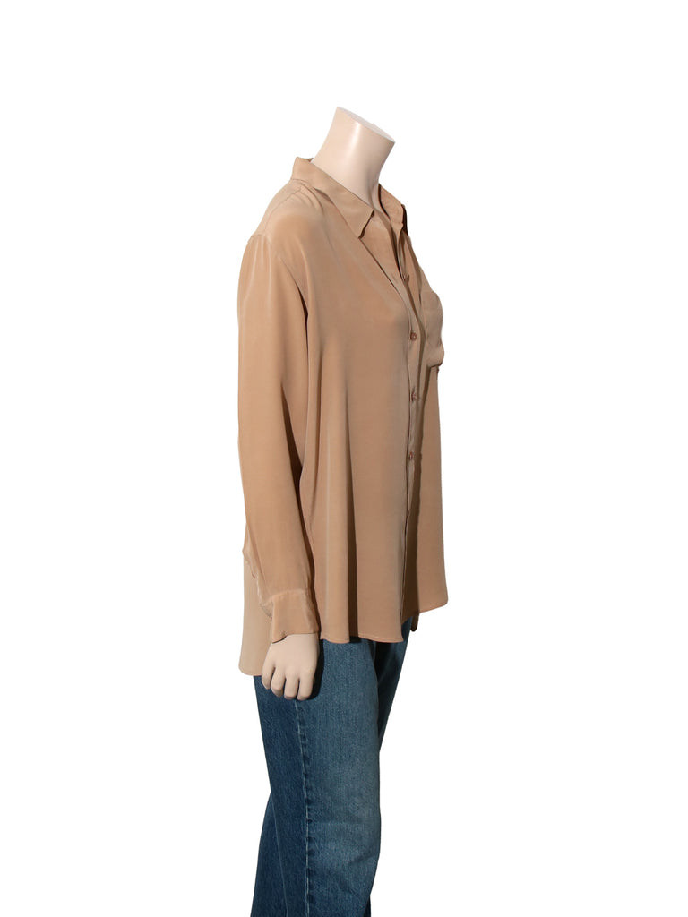 Silk Button Down Shirt