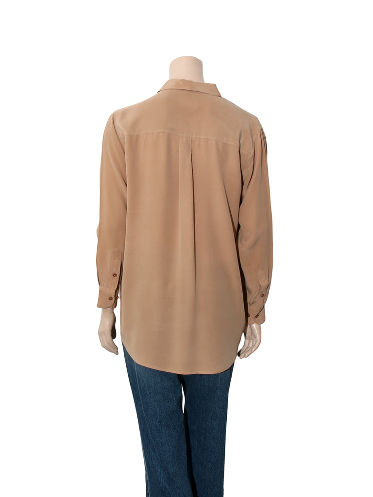 Silk Button Down Shirt