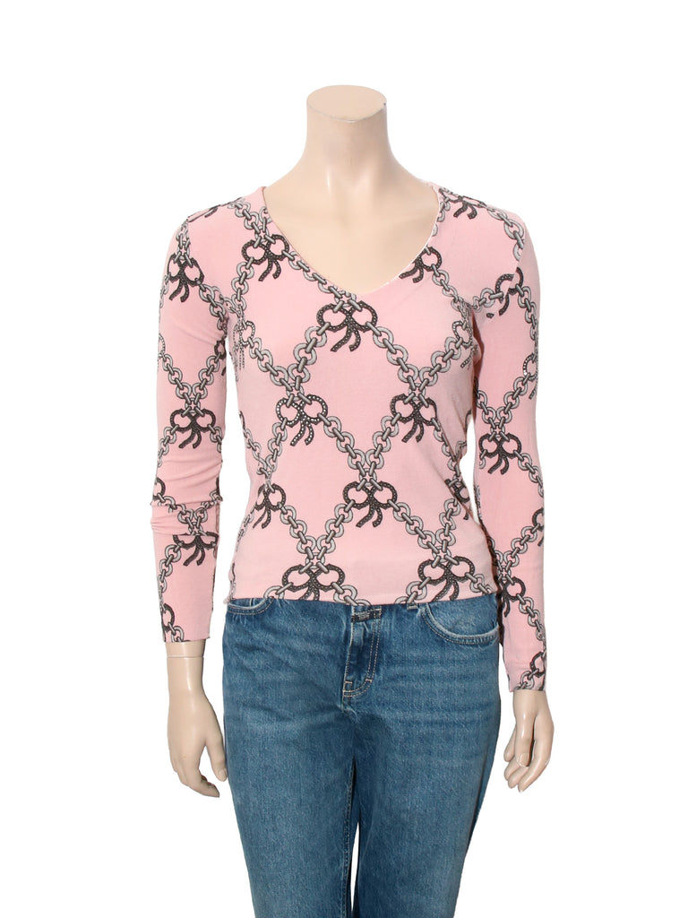 Chain Print Sweater