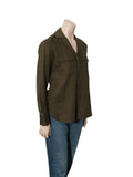 Linen Button Down Notch Shirt
