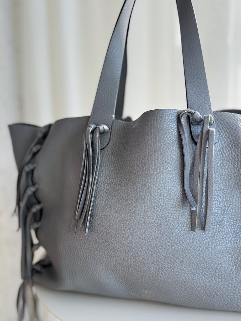 Leather Fringe Tote