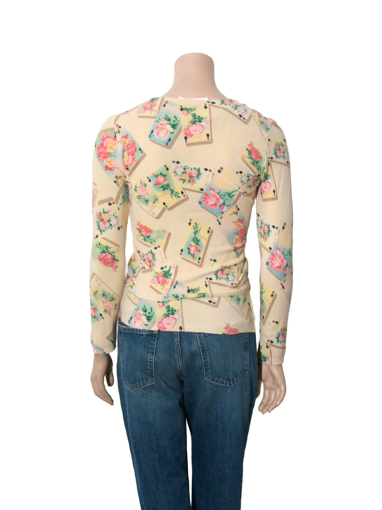 Floral Print Sweater Set