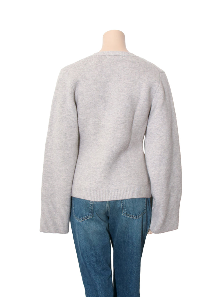 Merino Wool V-Neck Cardigan