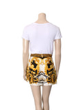 Silk Printed Shorts
