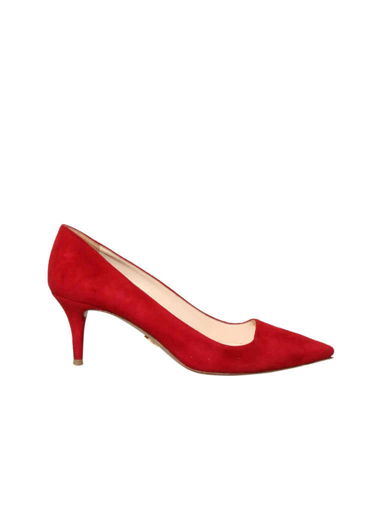 Suede Pumps