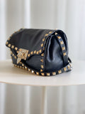 Rockstud Leather Cross Body Bag