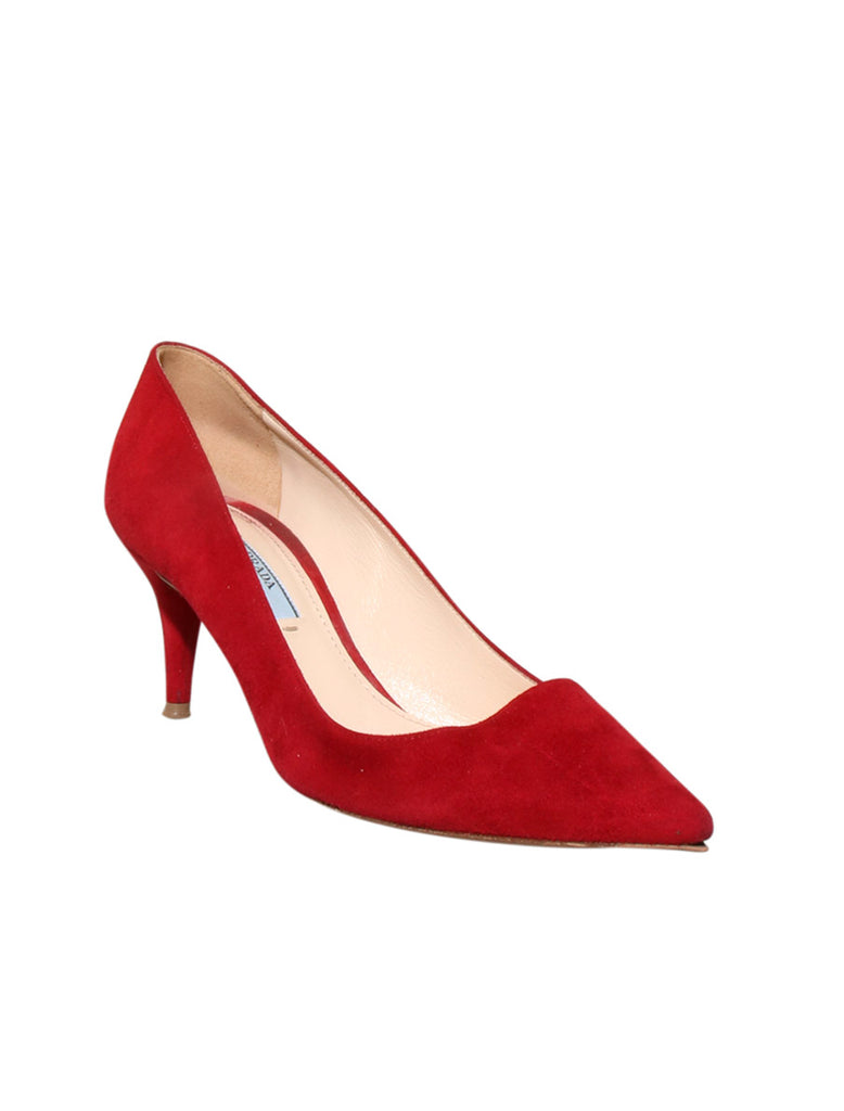 Suede Pumps