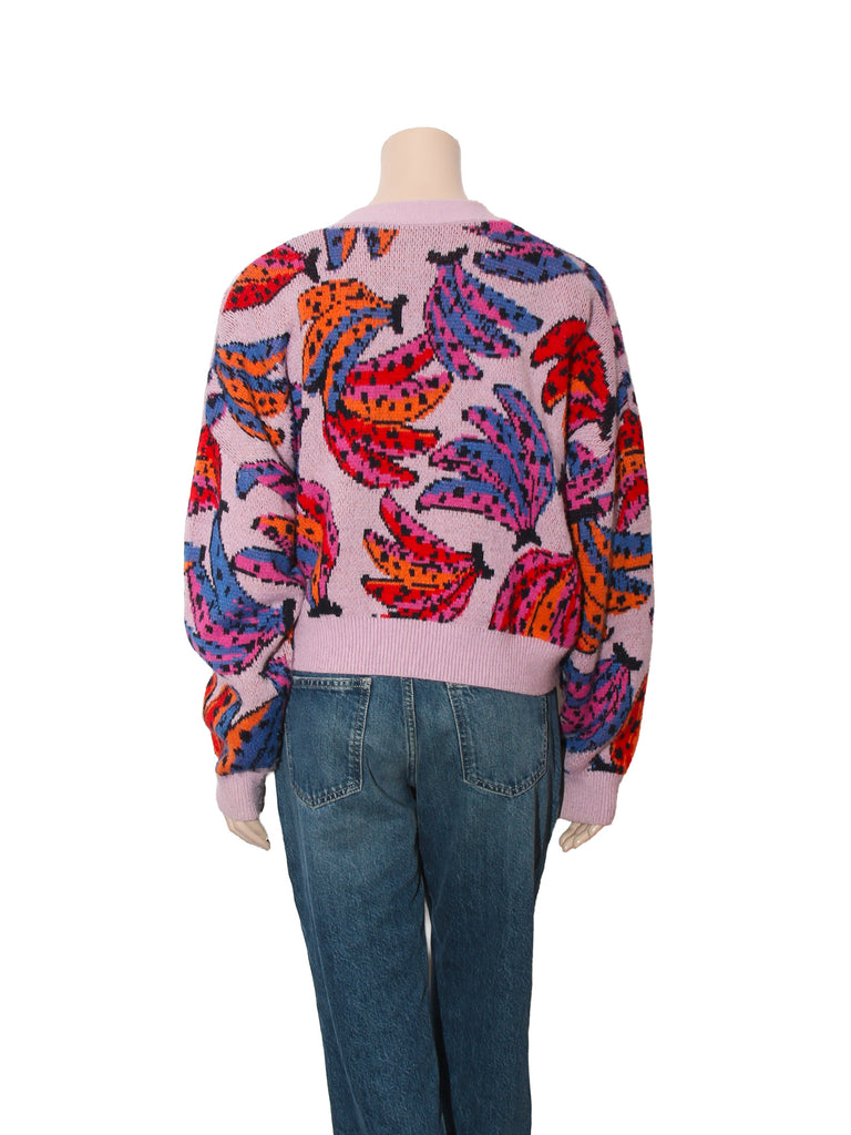 Printed Knit Cardigan