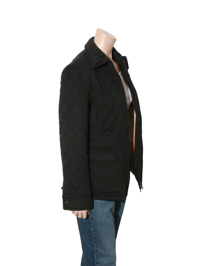 Quilted Cashmere Coat