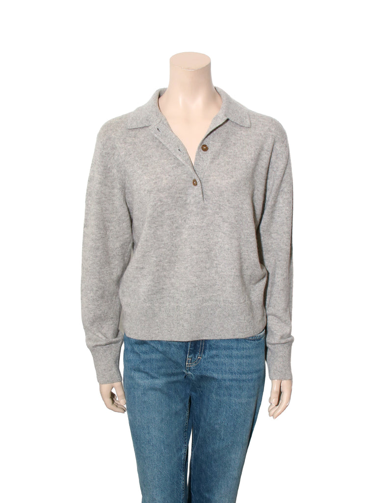 Cashmere Polo Sweater