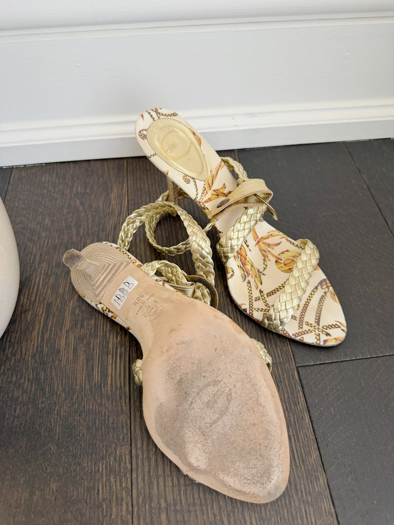 Braided Leather Sandals