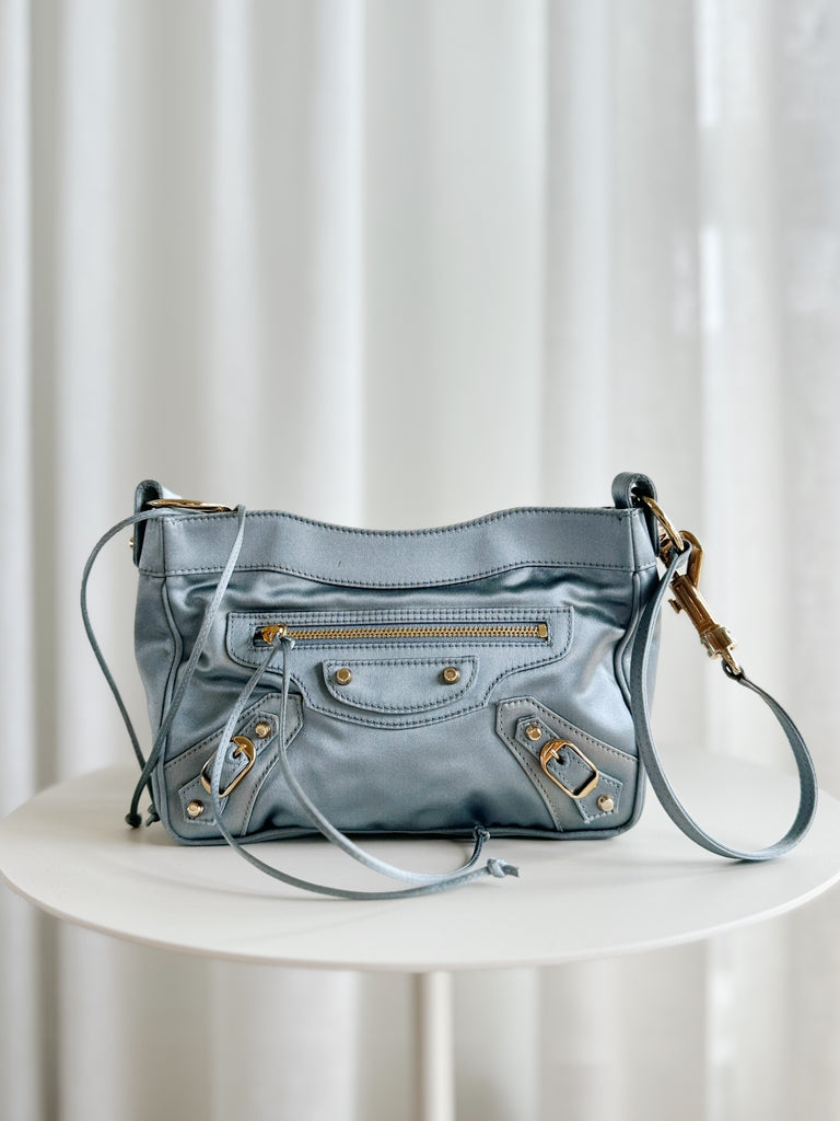 Motocross Satin Shoulder Bag or Wristlet