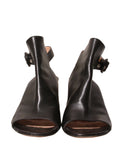 Leather Wedge Sandals