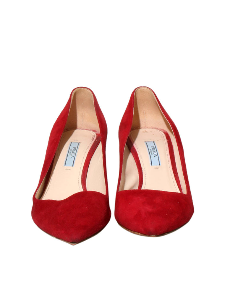 Suede Pumps