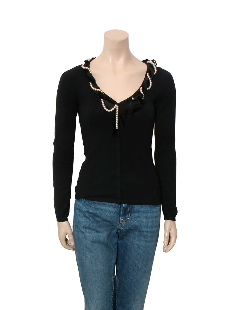 Pearl Detail Cardigan