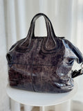 Patent Leather Top Handle Bag
