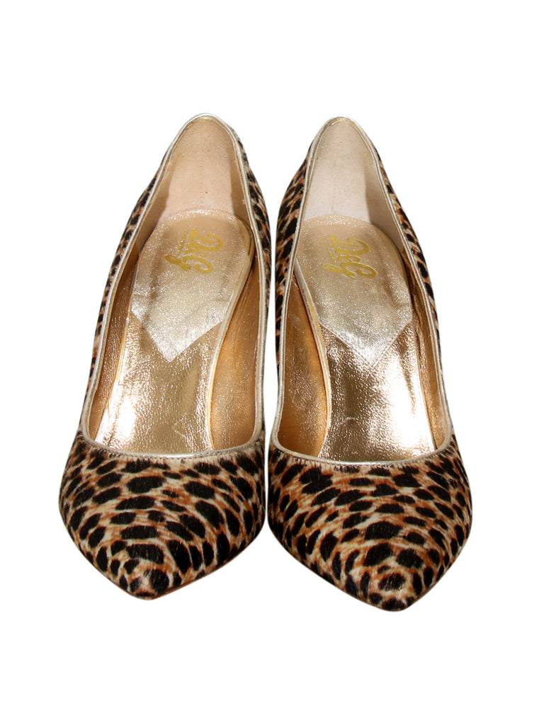 Leopard Print Ponyhair Pumps