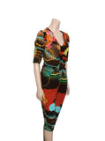 Printed Silk Jumpsuit