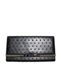Leather Studded Clutch