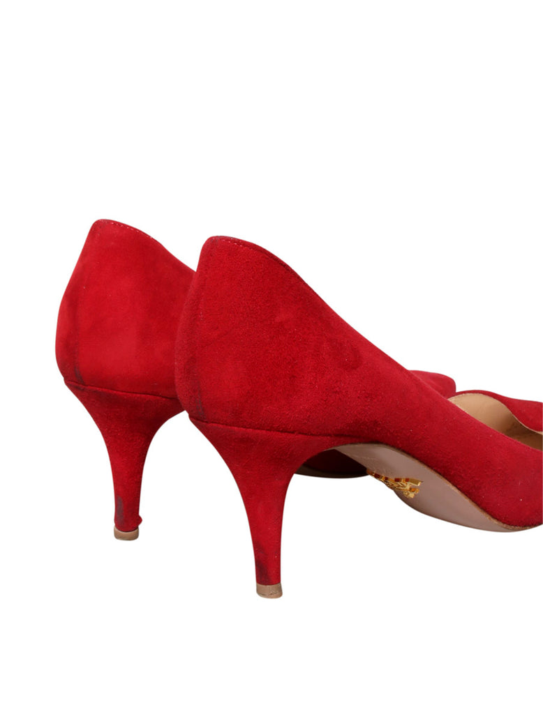 Suede Pumps