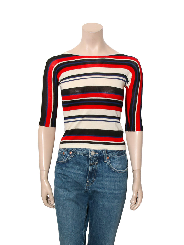 Striped Knit Top