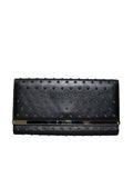 Leather Studded Clutch