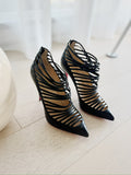Strappy Leather Pumps