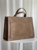 Suede Dionysus Tote Bag