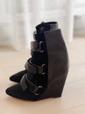 Velcro Wedge Booties