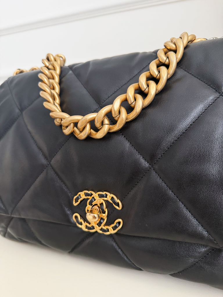 19 Maxi Leather Handbag