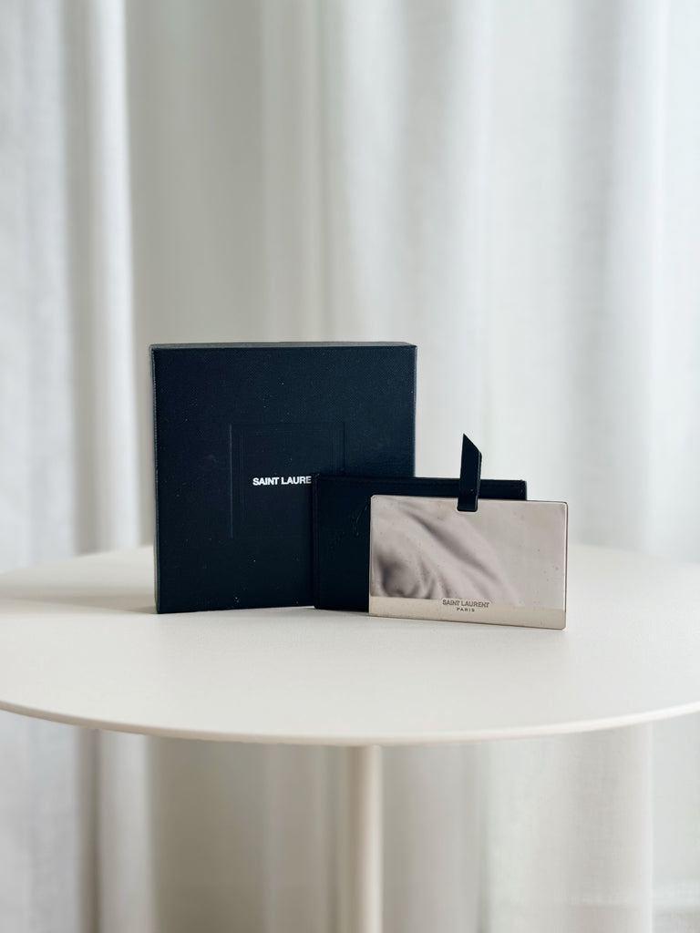 Pocket Mirror and 'For You' Leather Card Holder