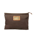 Cotton Canvas Zip Pouch
