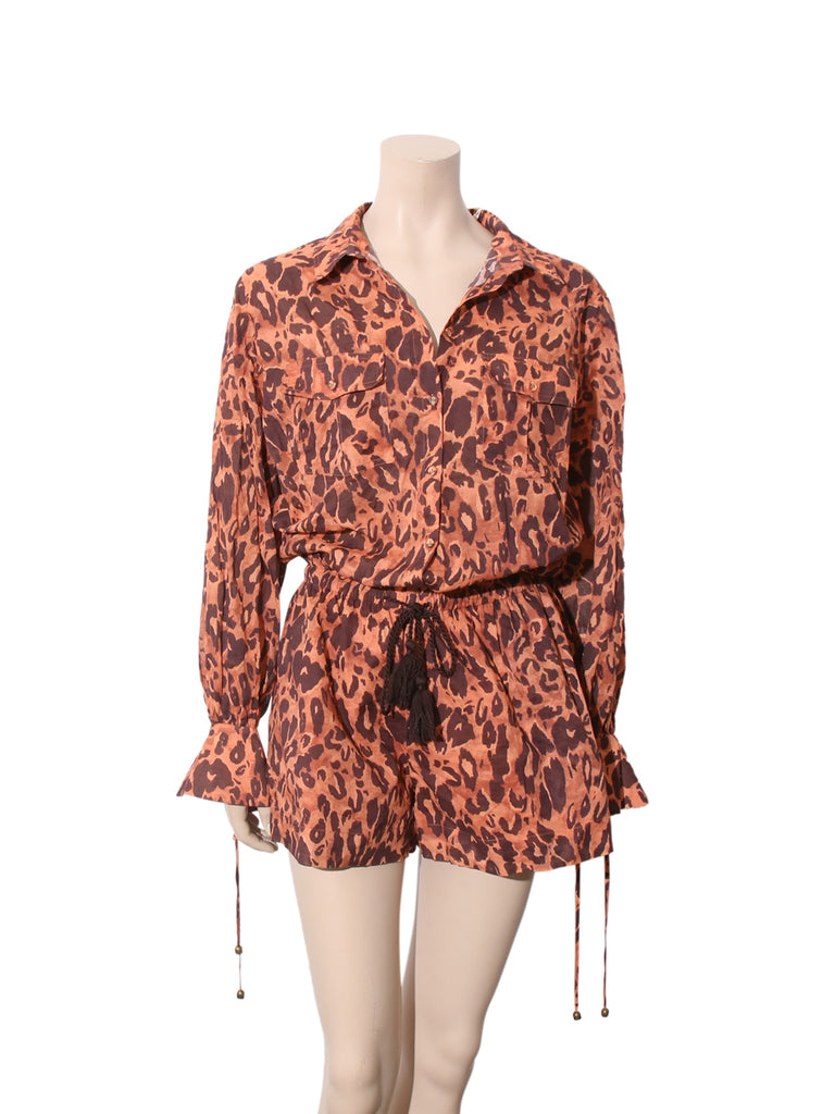 Leopard Print Blouse