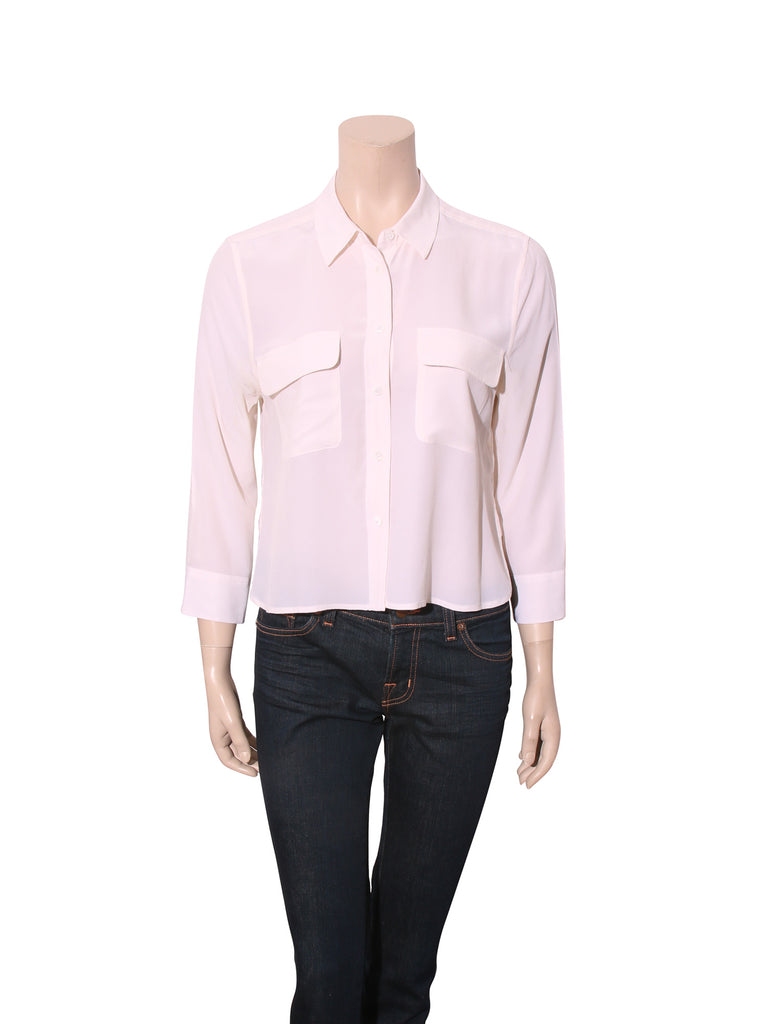 Button Down Silk Shirt