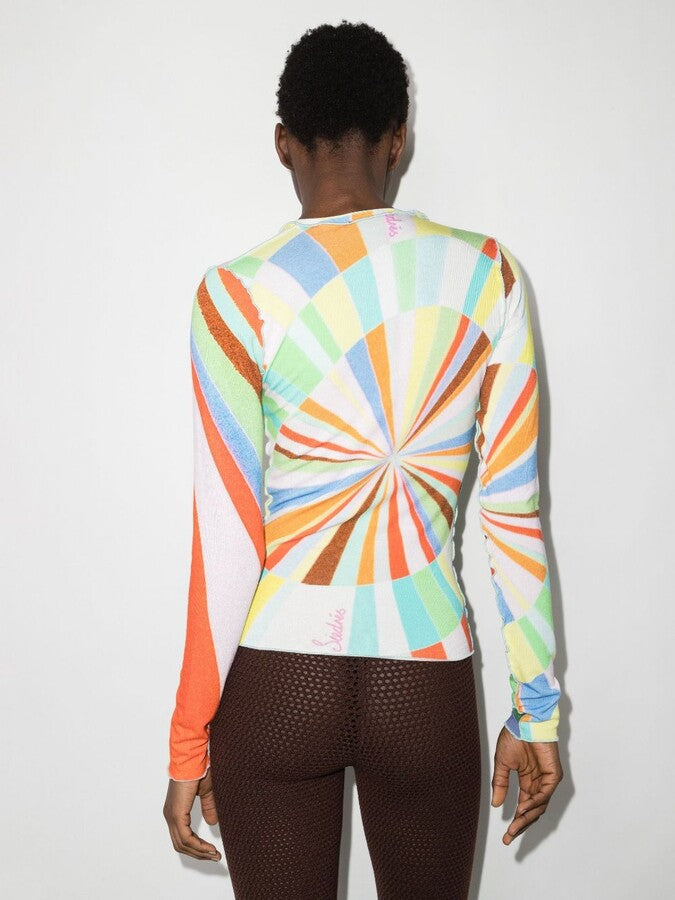 Siedres Maddie Asymmetric Knit Top